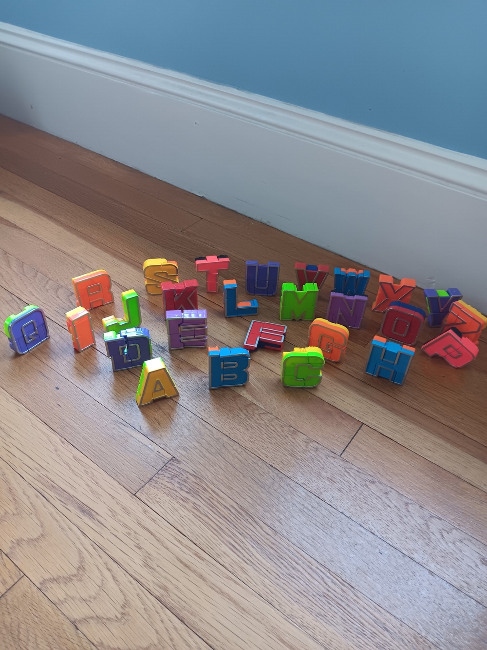 Colorful Alphabet Robot Set